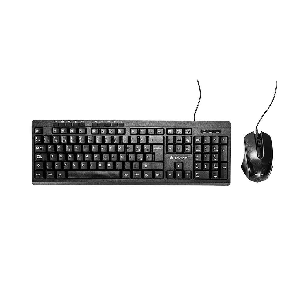 Foto 4 pulgar | Kit Naceb Na-228 Teclado Mouse Bocina Negro