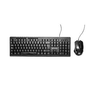 Foto 3 | Kit Naceb Na-228 Teclado Mouse Bocina Negro