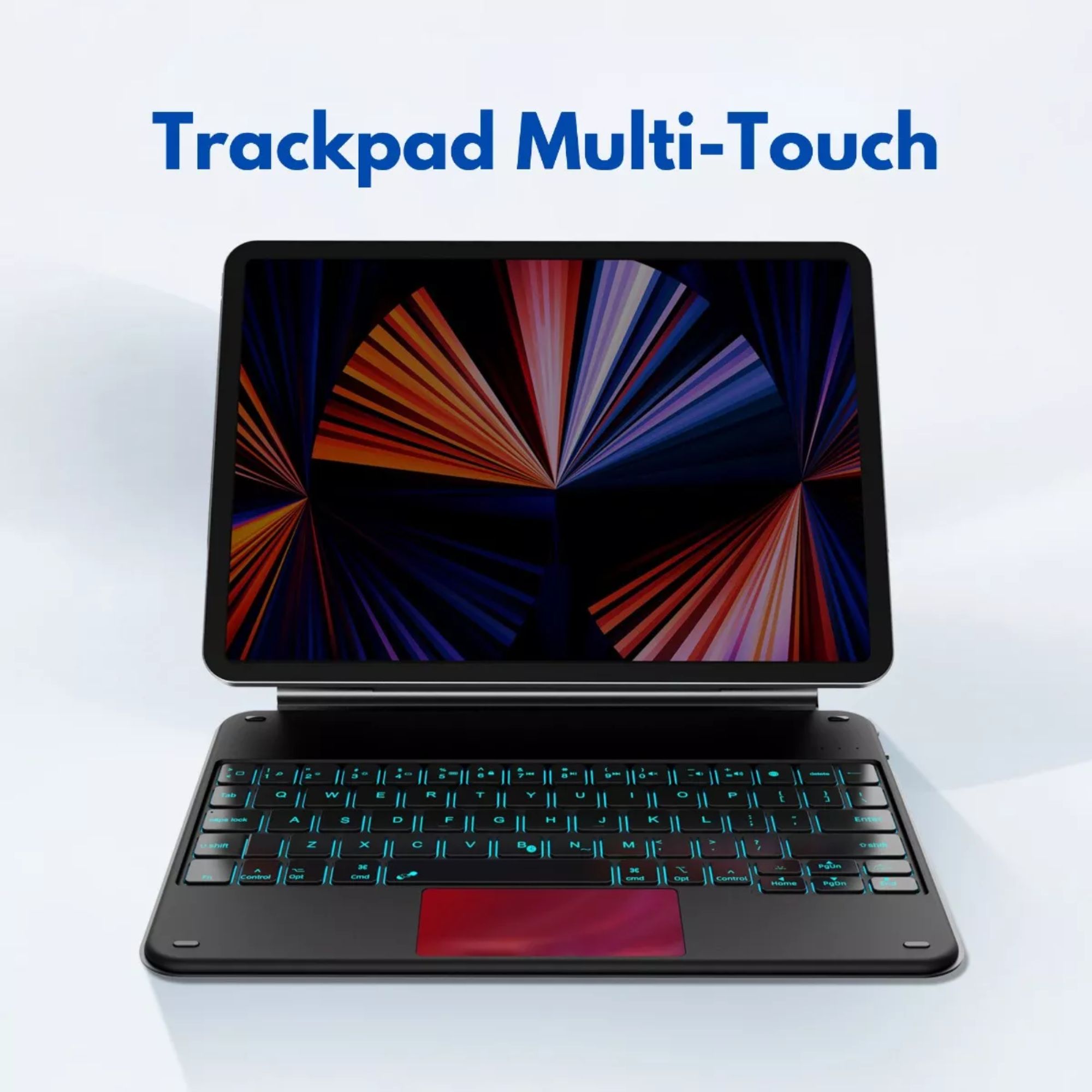 Foto 6 pulgar | Funda Teclado Magic Keyboard Para Ipad Air Pro 12.9 Color Blanco + Pencil