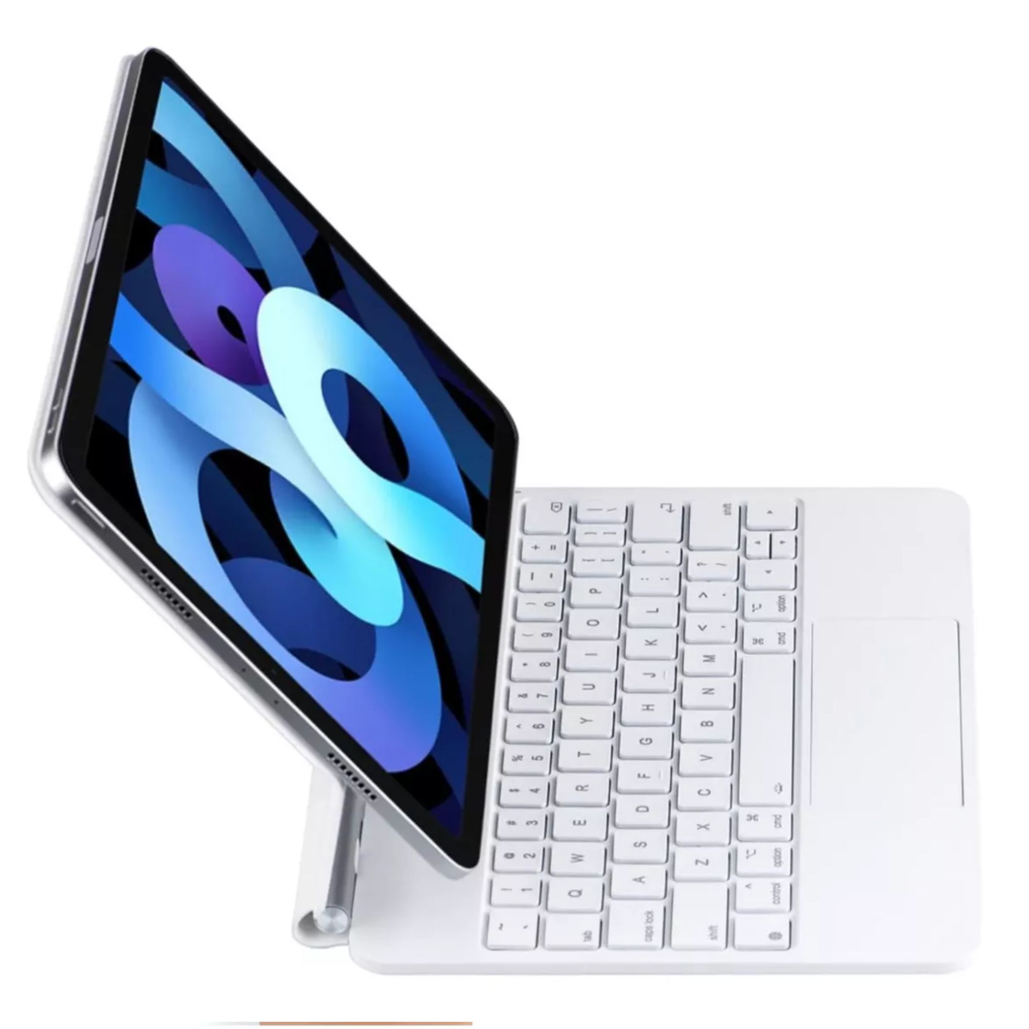 Foto 7 pulgar | Funda Teclado Magic Keyboard Para Ipad Air Pro 11 Color Blanco + Pencil