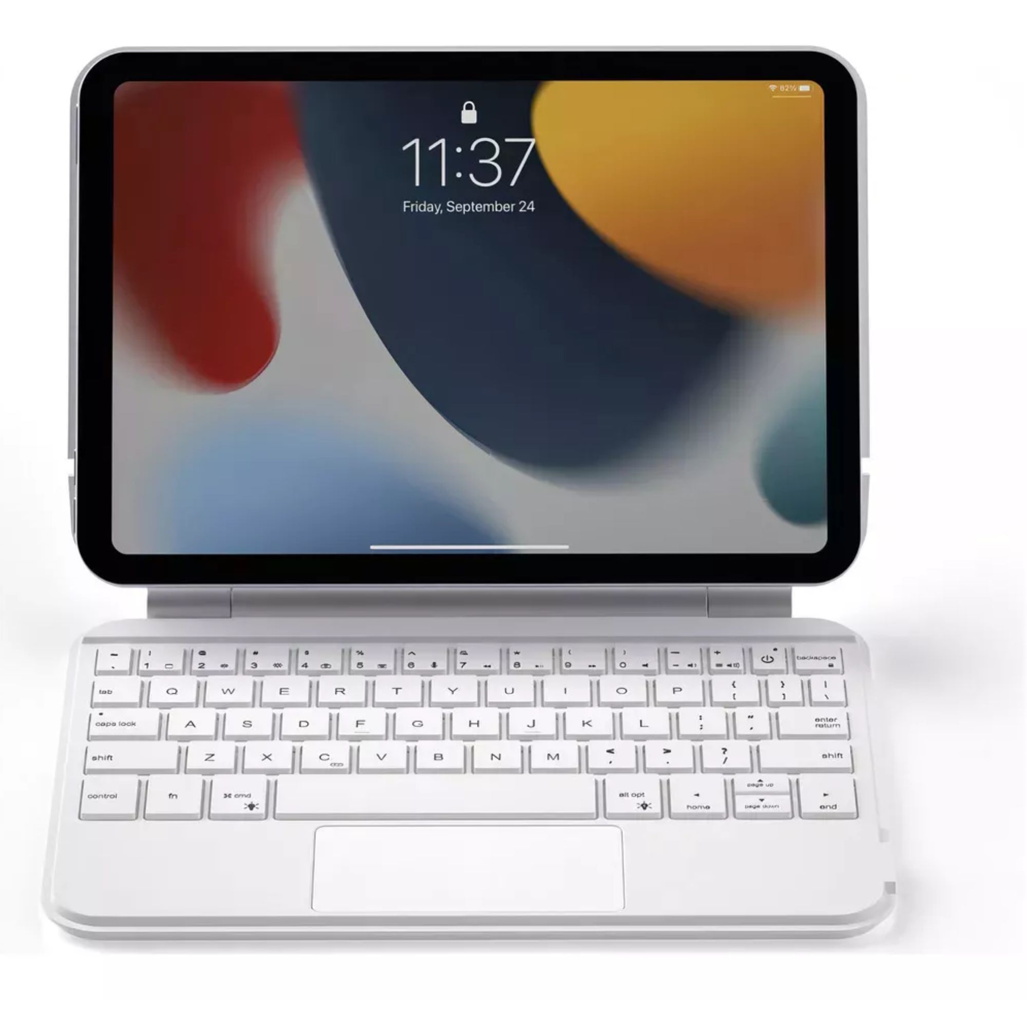 Foto 6 pulgar | Magic Keyboard Funda Teclado Para Ipad Mini 6/7 Color Blanco + Pencil