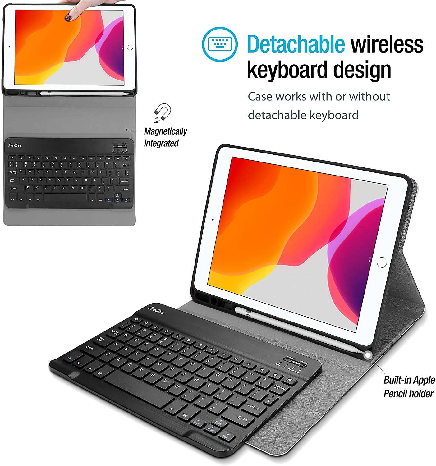 Foto 5 pulgar | Funda Con Teclado Y Ratón Para Galaxy Tab S6 Lite - Dorado - Venta Internacional.