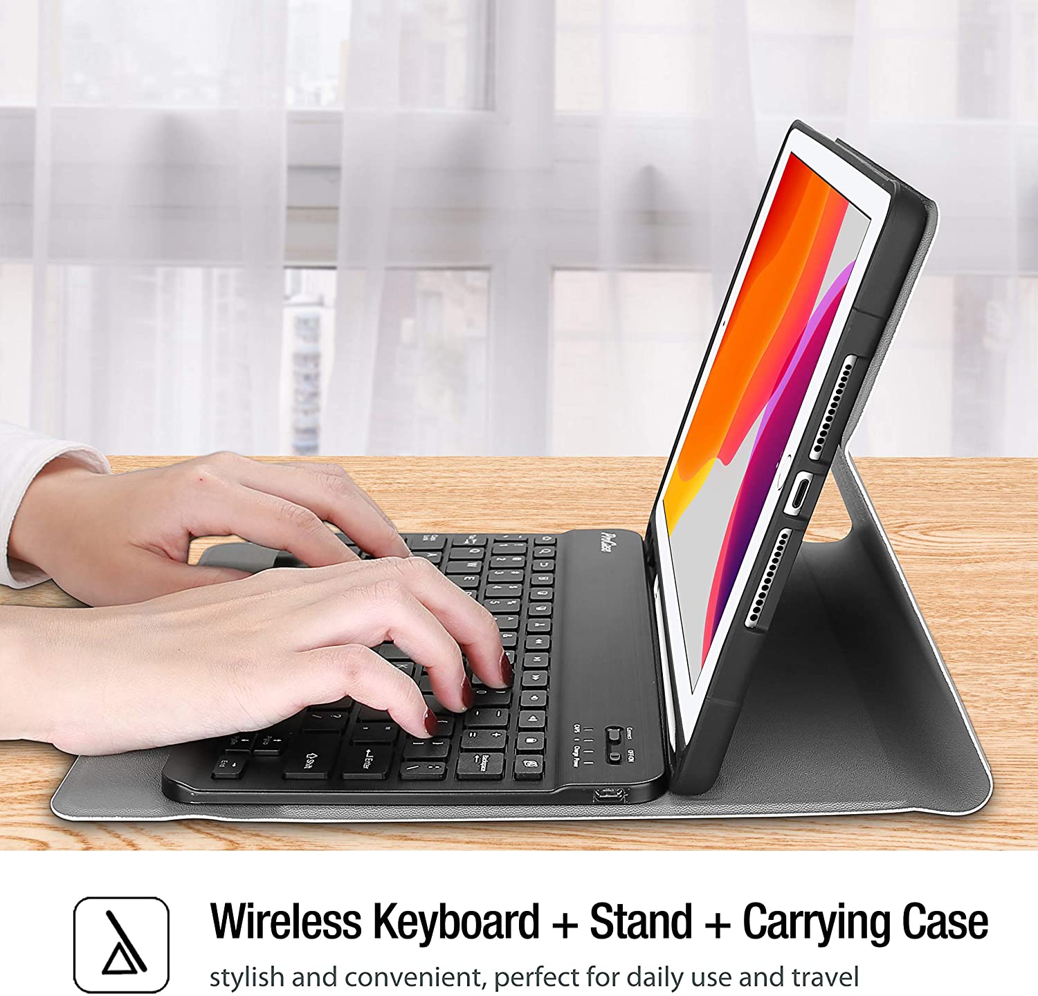 Foto 6 pulgar | Funda Con Teclado Y Ratón Para Galaxy Tab S6 Lite - Dorado - Venta Internacional.