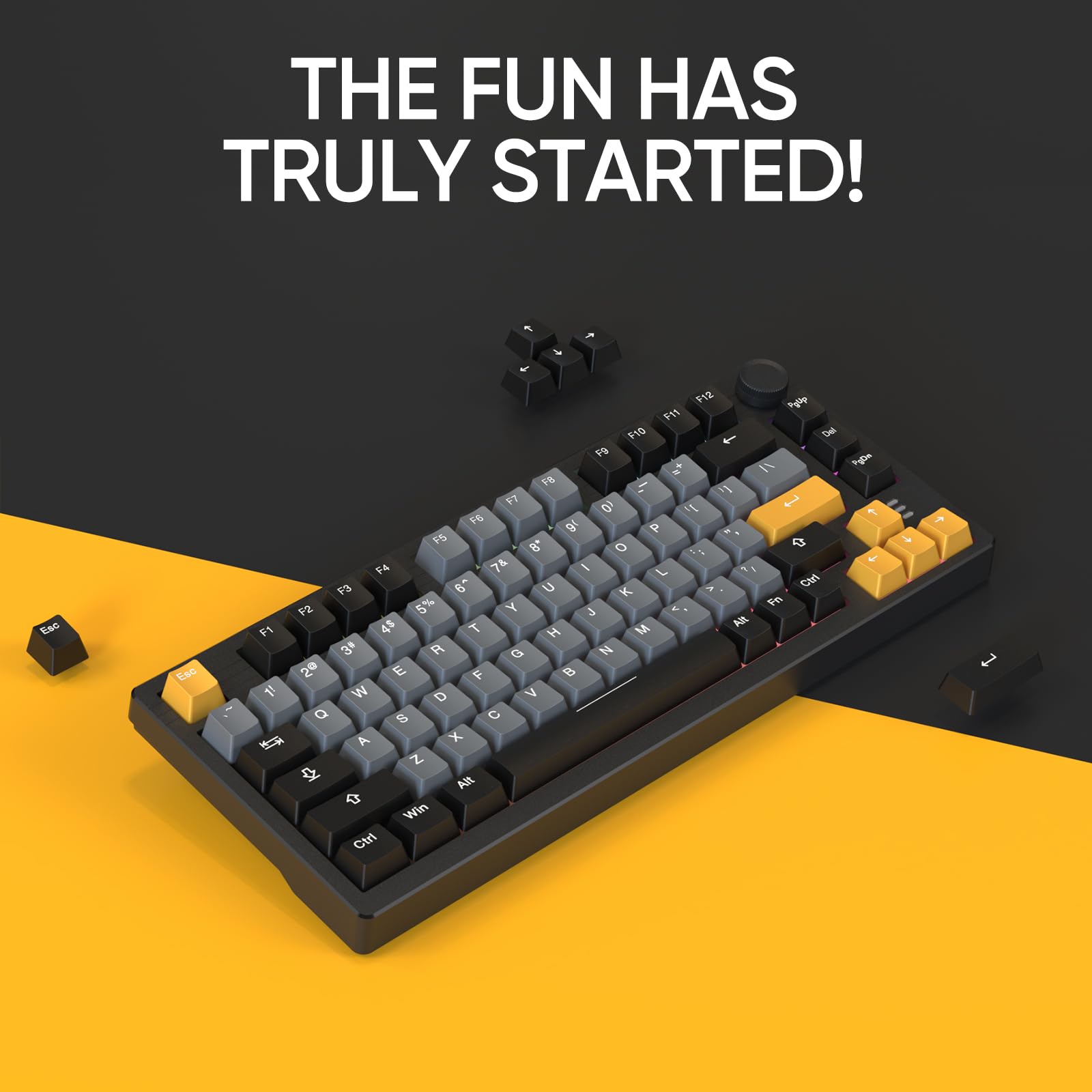 Foto 7 pulgar | Teclado Para Juegos Arzopa K81 75% Cableado Con Retroiluminación Rainbow - Venta Internacional.