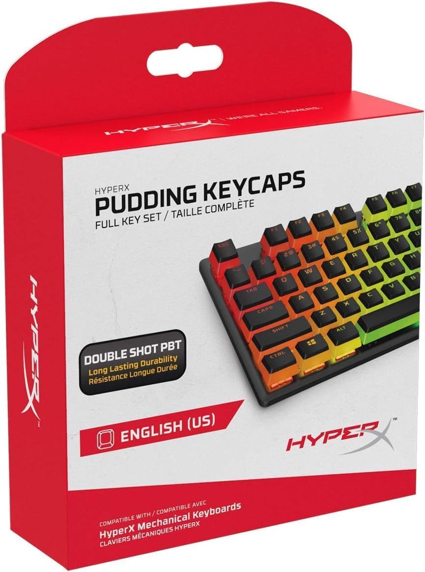 Foto 2 pulgar | Set De Teclas Hyperx Pudding Double Shot Pbt Para Teclados Mecánicos - Venta Internacional.