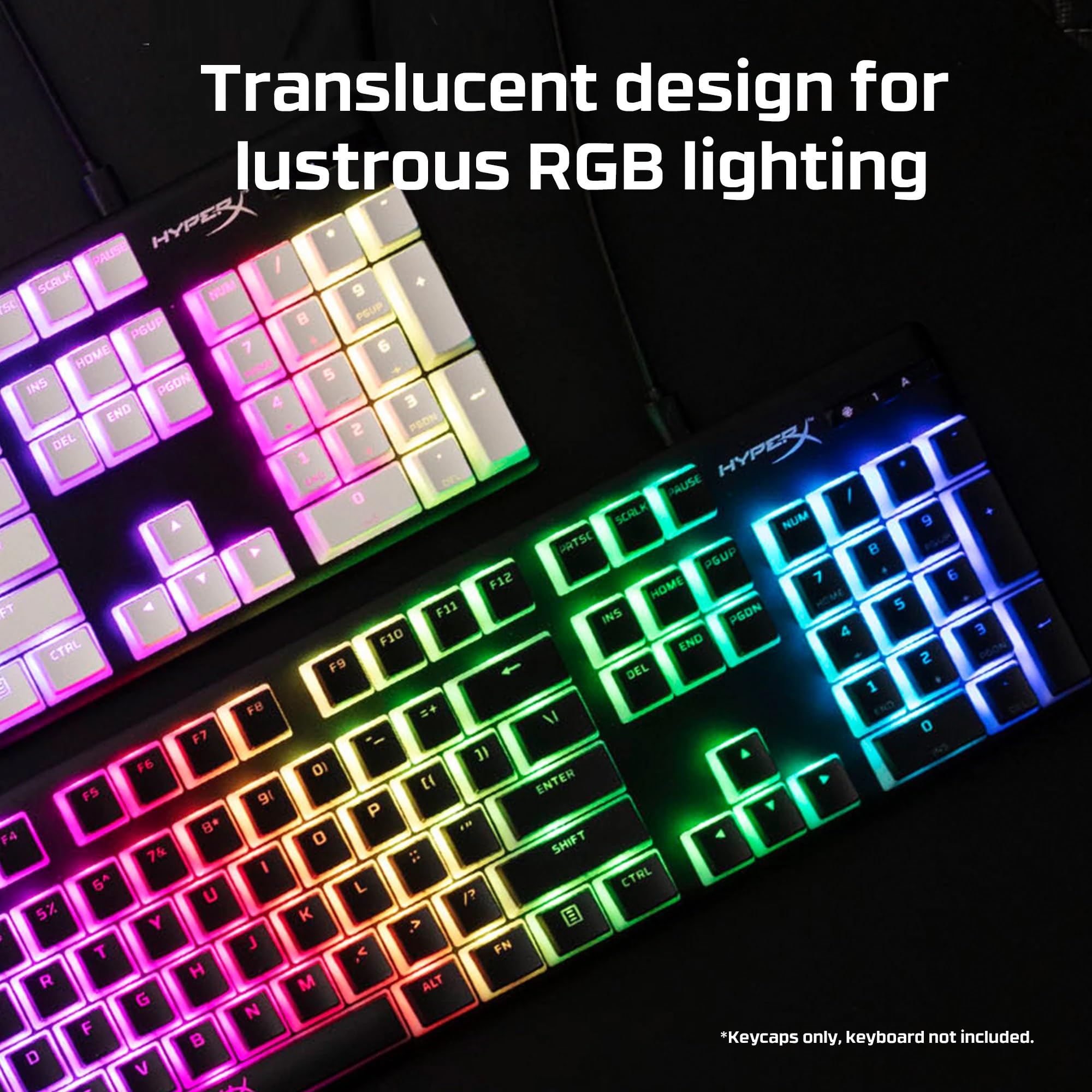 Foto 2 | Set De Teclas Hyperx Pudding Double Shot Pbt Para Teclados Mecánicos - Venta Internacional.