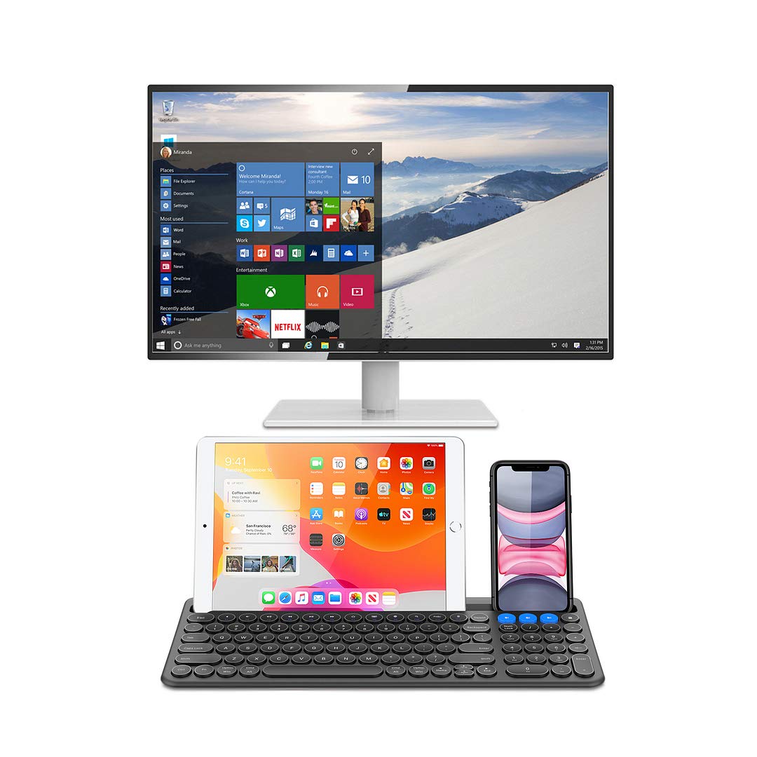 Foto 7 | Teclado Bluetooth Arteck Wireless Para Windows Ios Android - Venta Internacional.
