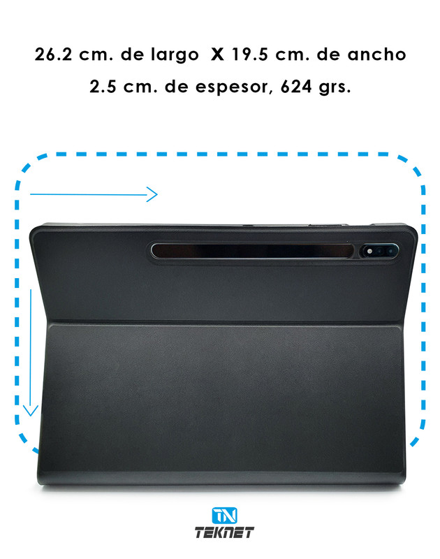 Foto 5 pulgar | Teknet Funda Teclado Bluetooth Touchpad Para Samsung Galaxy Tab S10 Fe 10.9''