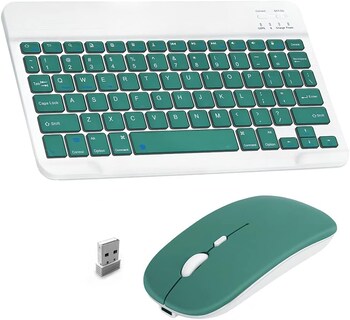 Foto 1 | Kit Teclado Y Mouse Inalámbrico Bluetooth Recargable Para Celular/tablet