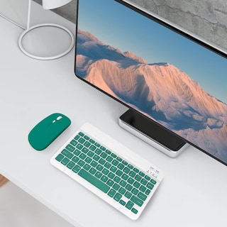 Foto 7 | Kit Teclado Y Mouse Inalámbrico Bluetooth Recargable Para Celular/tablet