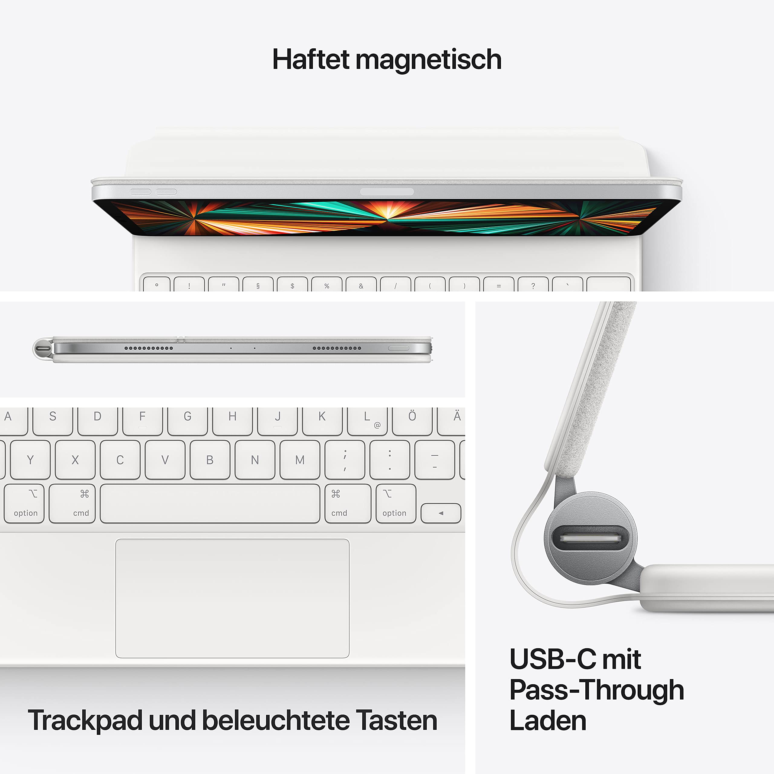 Foto 7 pulgar | Funda Con Teclado Para Ipad Apple Magic Keyboard Para Ipad Pro De 11 Pulgadas - Venta Internacional.
