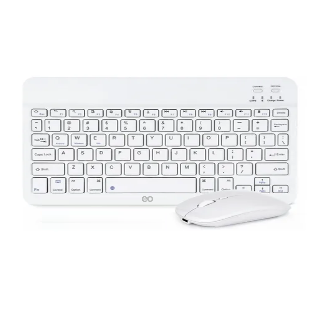 Foto 2 pulgar | Ratón Bluetooth Juego De Teclado Español Eo Safe Imports Esi-20142 Blanco