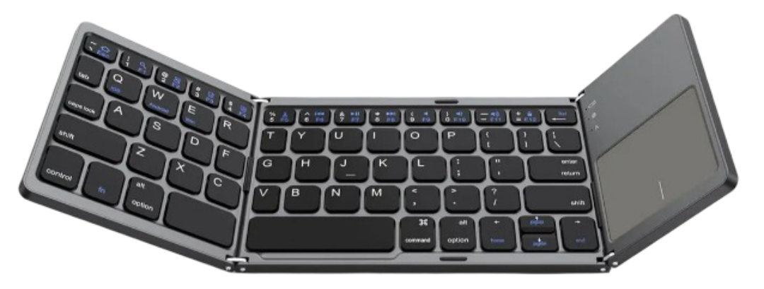 Teclado Bluetooth Recargable Xtellar Ultra-portátil Plegable – Compatibilidad Total  Silencioso Y Eficiente