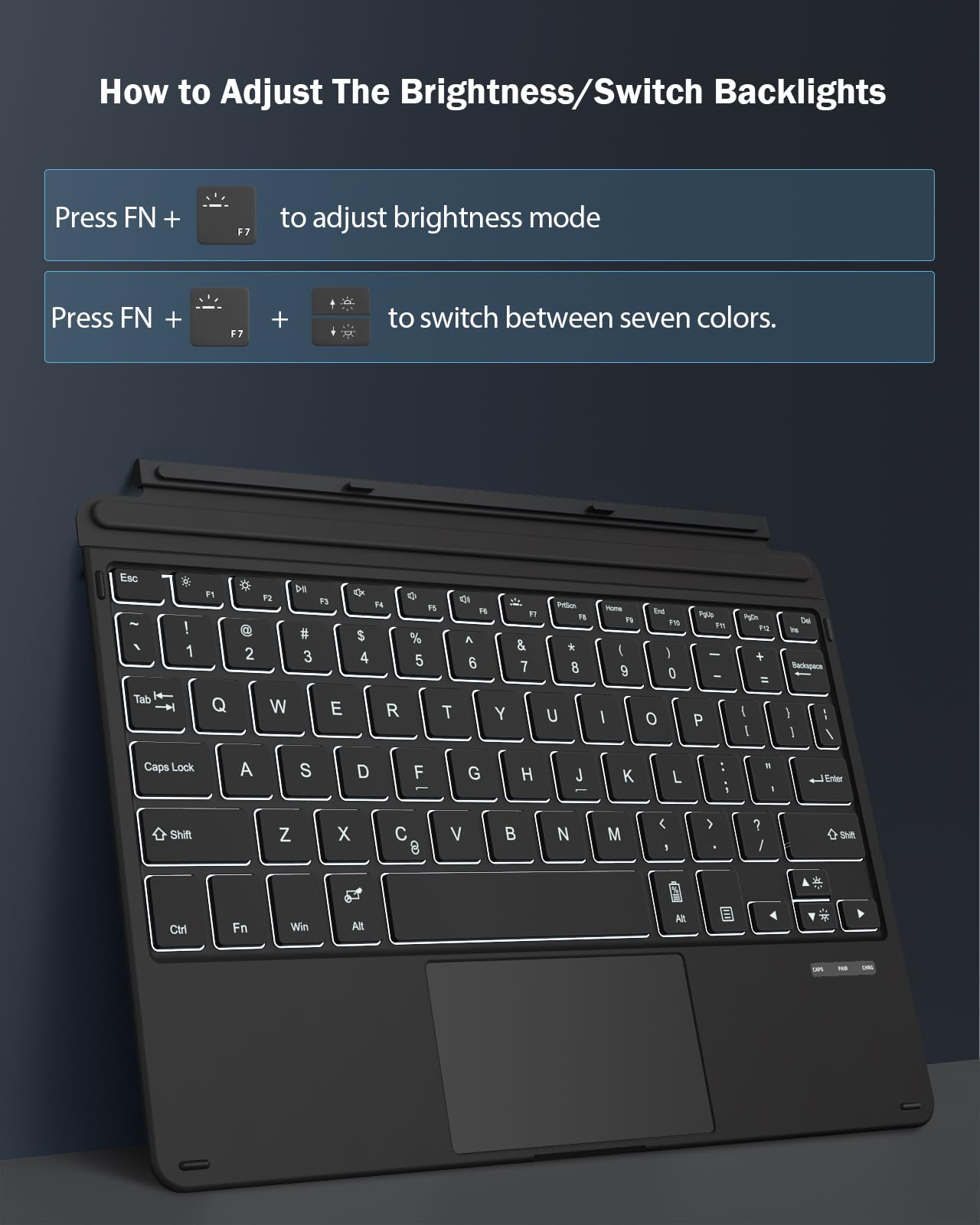 Foto 5 | Teclado Type Cover Moko Para Surface Go 4/3/2/2018 Con Panel Táctil - Venta Internacional.