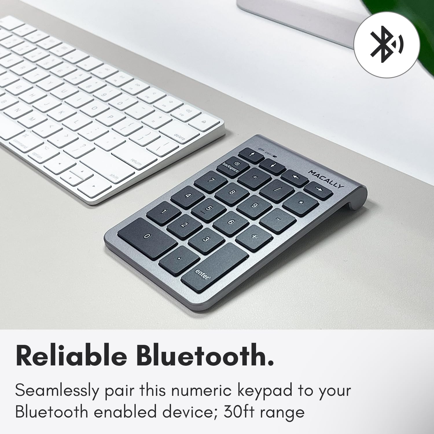 Foto 3 pulgar | Teclado Numérico Inalámbrico Bluetooth Macally Para Ordenador Portátil O De Escritorio - Venta Internacional.