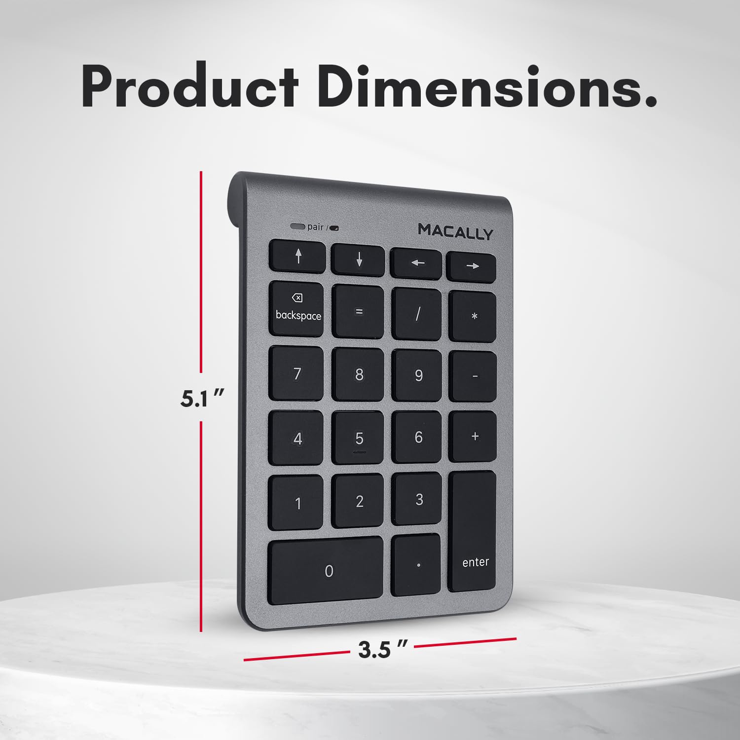 Foto 8 pulgar | Teclado Numérico Inalámbrico Bluetooth Macally Para Ordenador Portátil O De Escritorio - Venta Internacional.