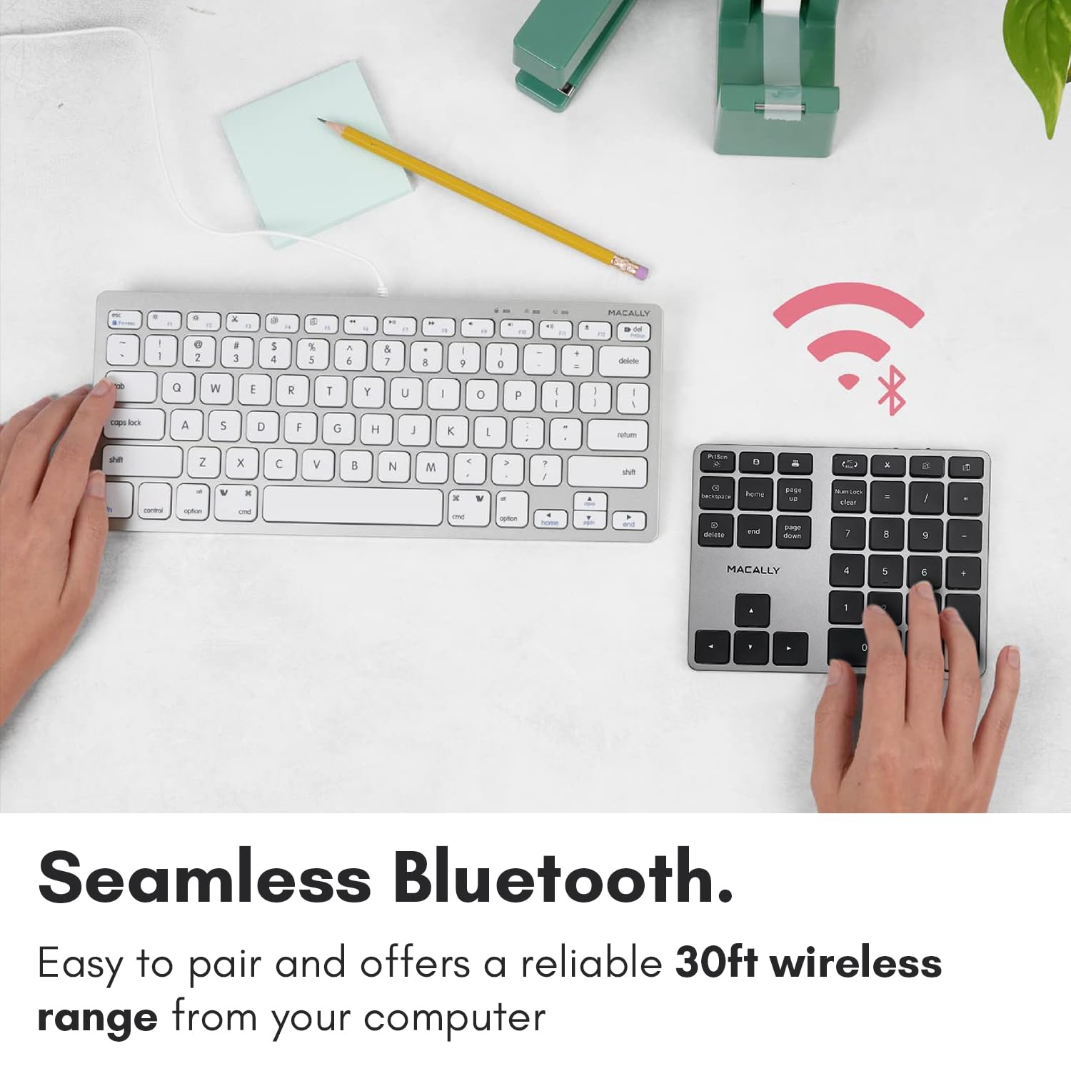 Foto 4 pulgar | Teclado Numérico Bluetooth Macally Btnumkeyprosg Para Ordenador Portátil - Venta Internacional.