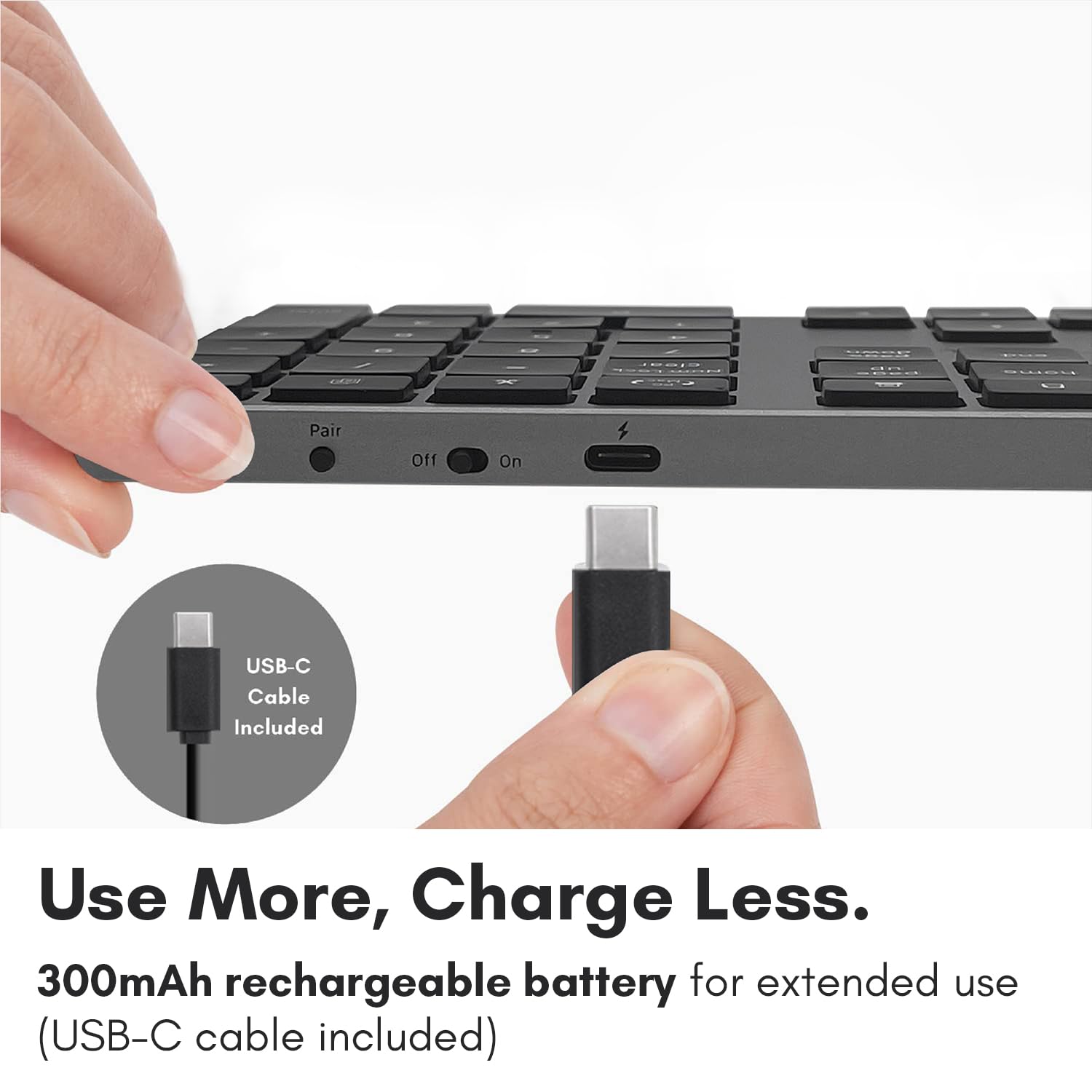 Foto 7 | Teclado Numérico Bluetooth Macally Btnumkeyprosg Para Ordenador Portátil - Venta Internacional.