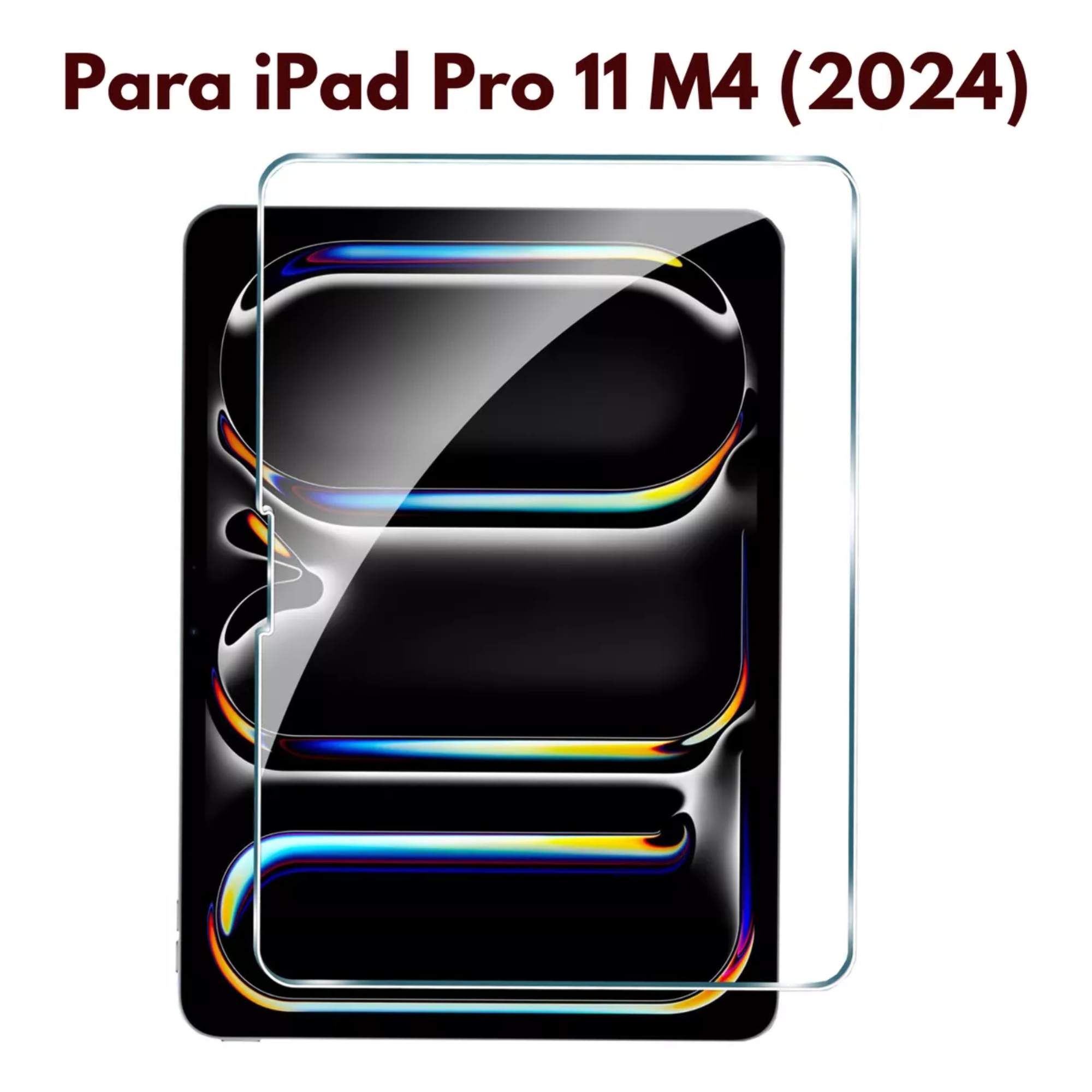 Foto 3 pulgar | Mica De Cristal Templado Protector De Pantalla Para Ipad Pro 11 M4 2024