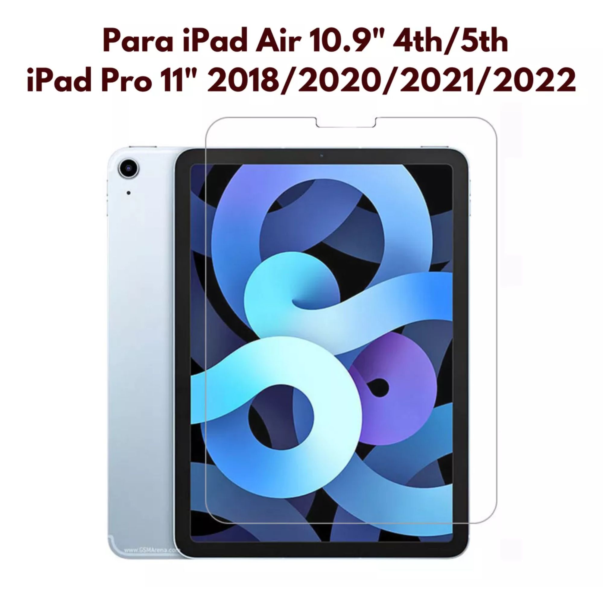 Foto 2 | 2 Micas Cristal Templado Protector De Pantalla Para Ipad Air 4/5 Pro 11