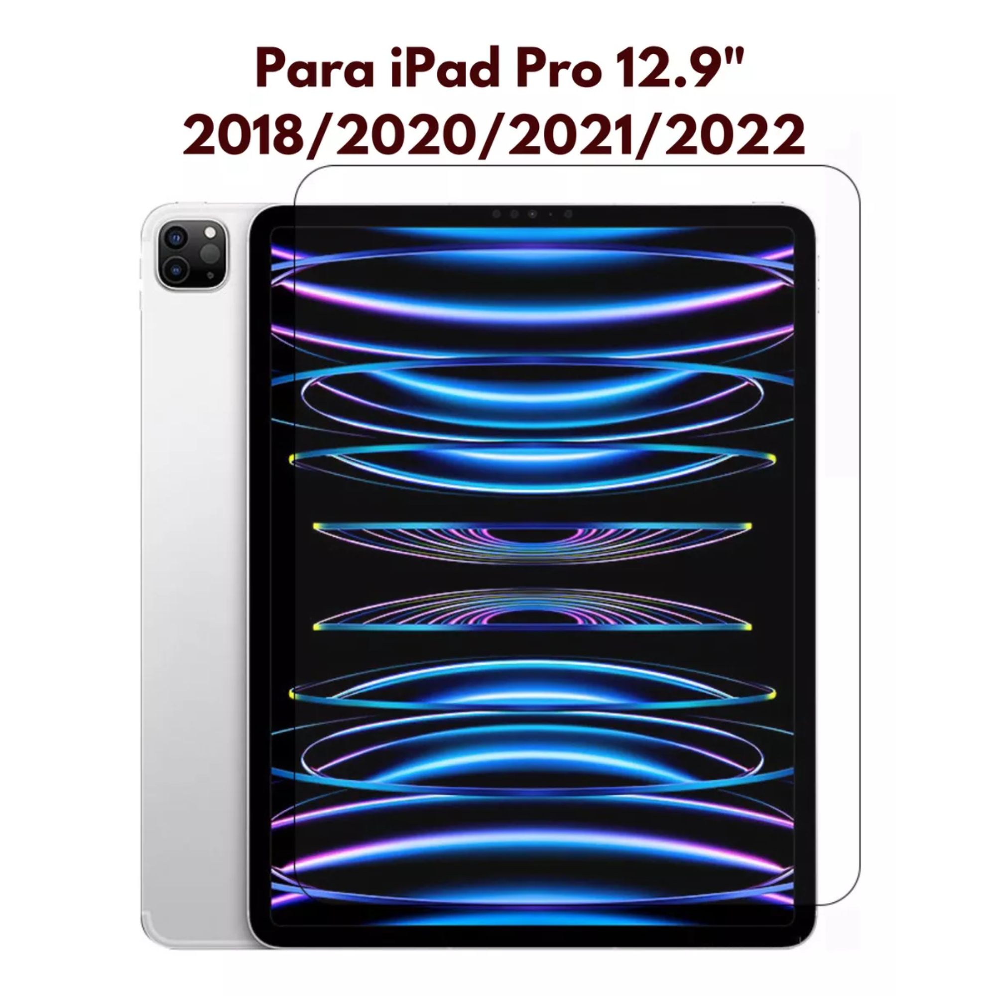 Foto 3 pulgar | 2 Micas Cristal Templado Protector De Pantalla Para Ipad Pro 12.9