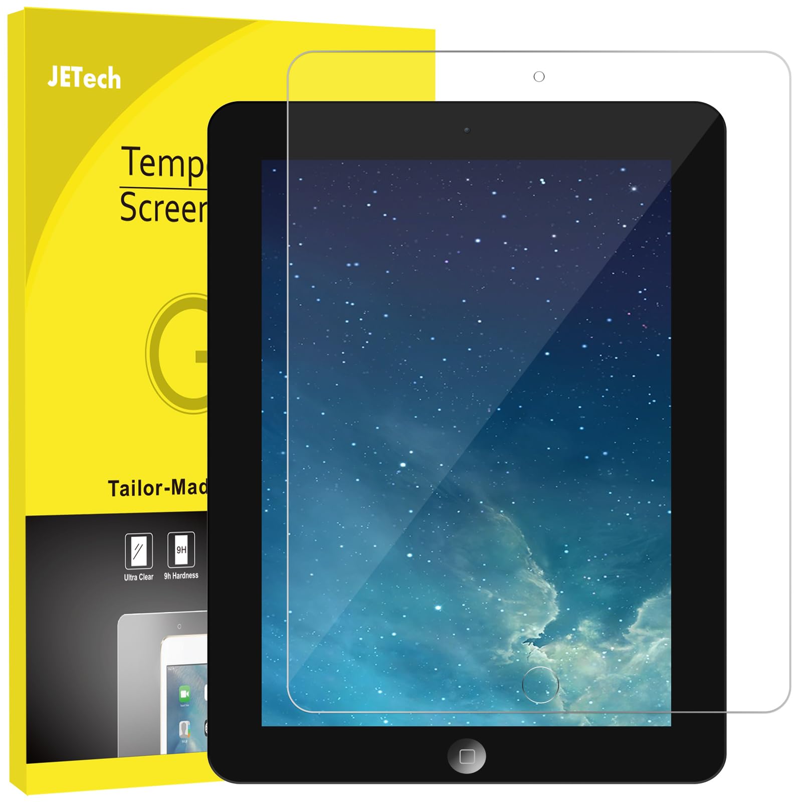 Protector De Pantalla Jetech De Cristal Templado Para Ipad 2/3/4 9.7 - Venta Internacional.