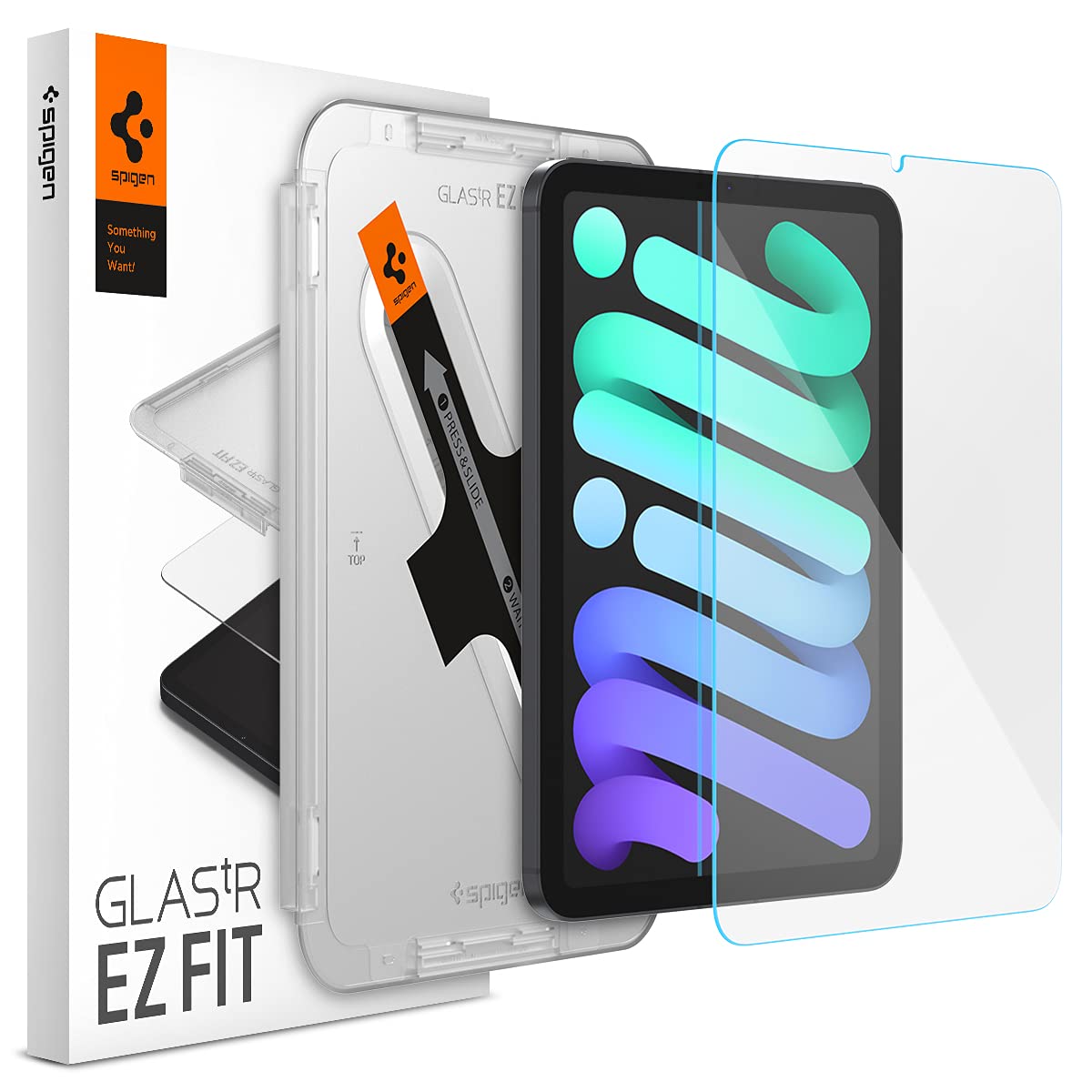 Foto 2 pulgar | Protector De Pantalla Spigen Glastr Ez Fit Para Ipad Mini 7.ª Y 6.ª Generación - Venta Internacional.