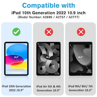 Foto 3 | Protector De Pantalla Procase Para Ipad 10ª Generación, 10.9 Pulgadas, 2022, Paquete De 2 - Venta Internacional.