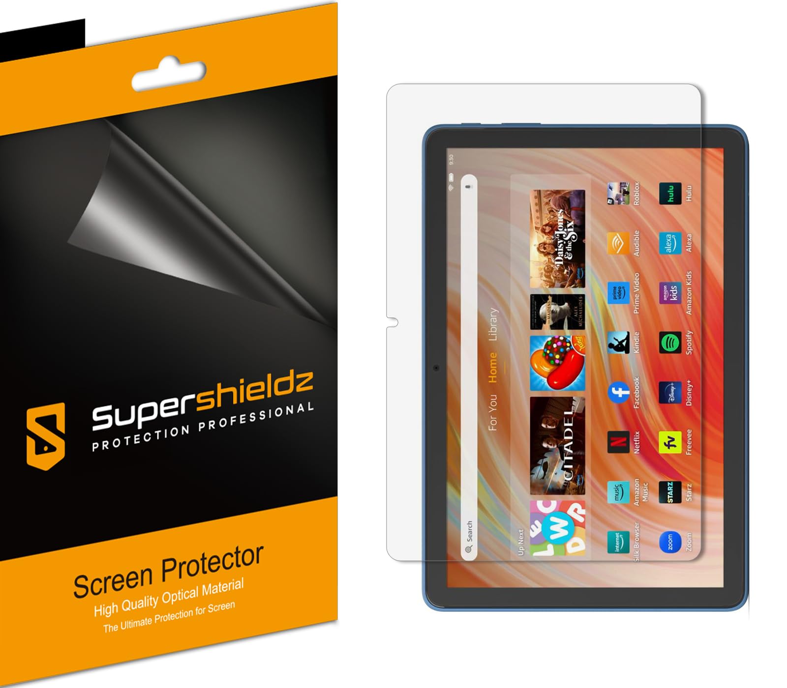 Foto 2 pulgar | Protector De Pantalla Supershieldz Para La Nueva Tablet Fire Hd 10 - Venta Internacional.