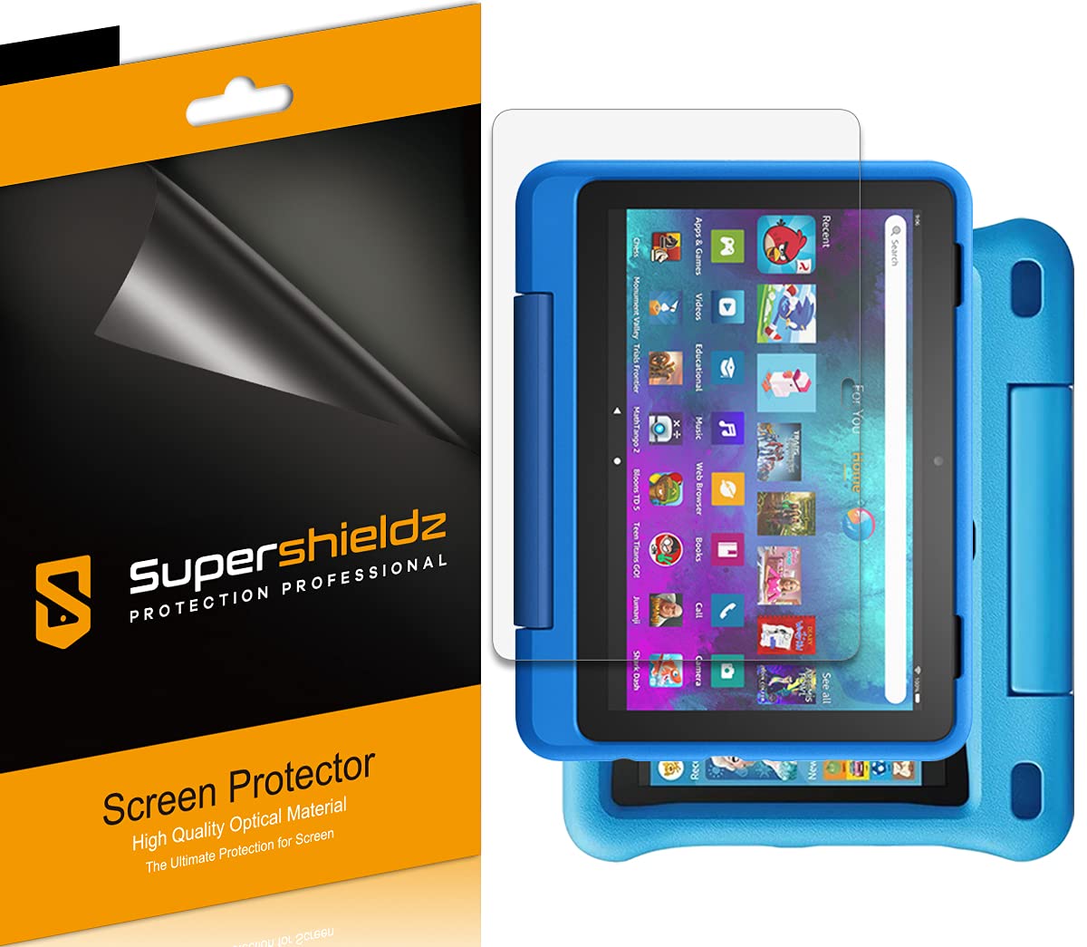 Foto 2 pulgar | Protector De Pantalla Supershieldz Para El Nuevo Fire Hd 8 Kids - Venta Internacional.