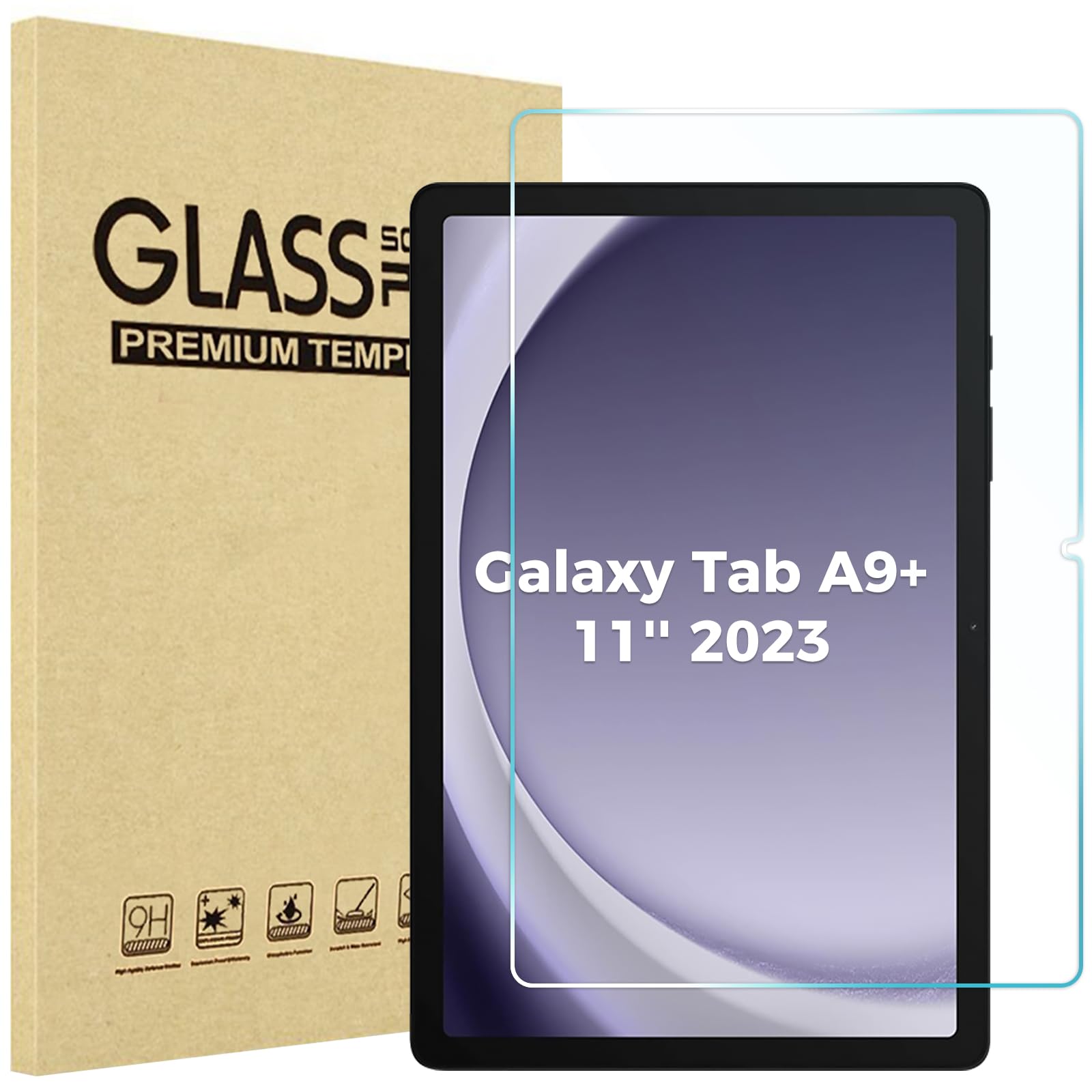 Foto 2 pulgar | Protector De Pantalla Procase Para Galaxy Tab A9 Plus 11 2023 - Venta Internacional.