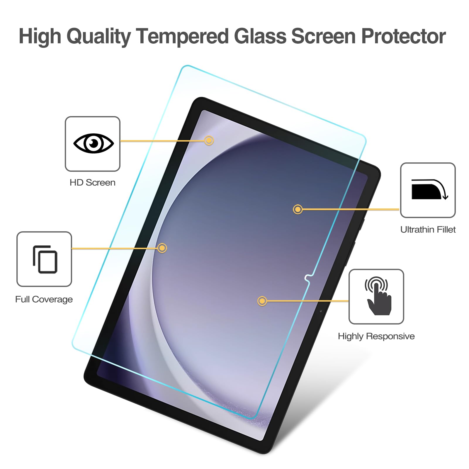 Foto 6 pulgar | Protector De Pantalla Procase Para Galaxy Tab A9 Plus 11 2023 - Venta Internacional.