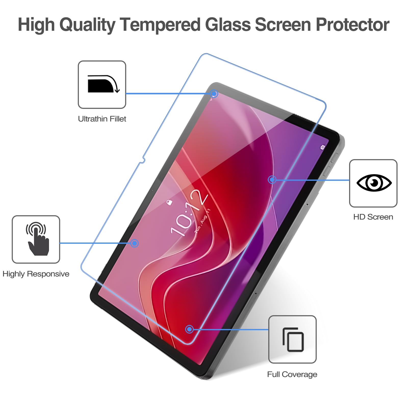 Foto 3 pulgar | Protector De Pantalla Procase Para Lenovo Tab M11/tab K11 11'' - Venta Internacional.