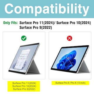 Foto 2 | Protector De Pantalla Procase Para Microsoft Surface Pro 13 - Venta Internacional.