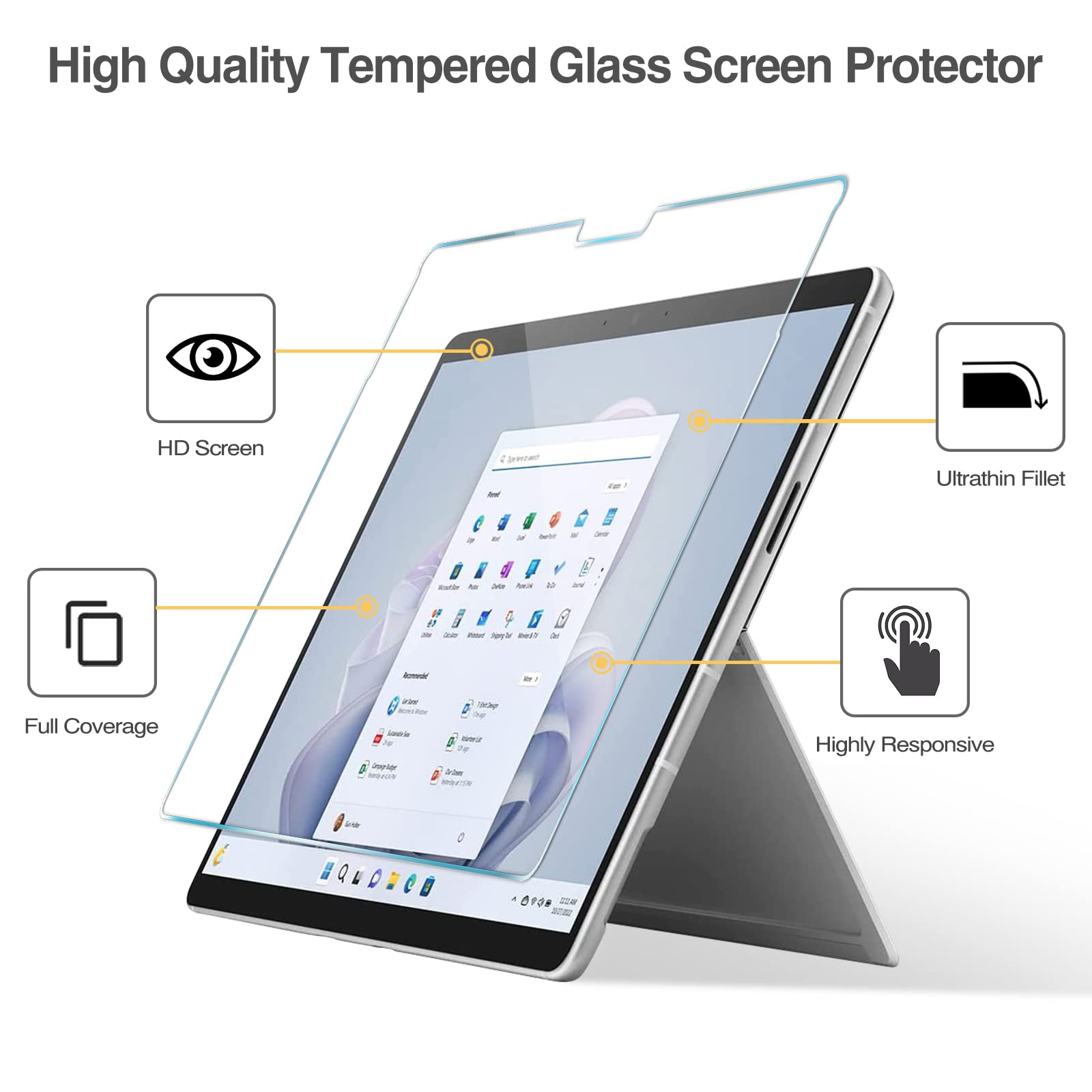 Foto 4 pulgar | Protector De Pantalla Procase Para Microsoft Surface Pro 13 - Venta Internacional.