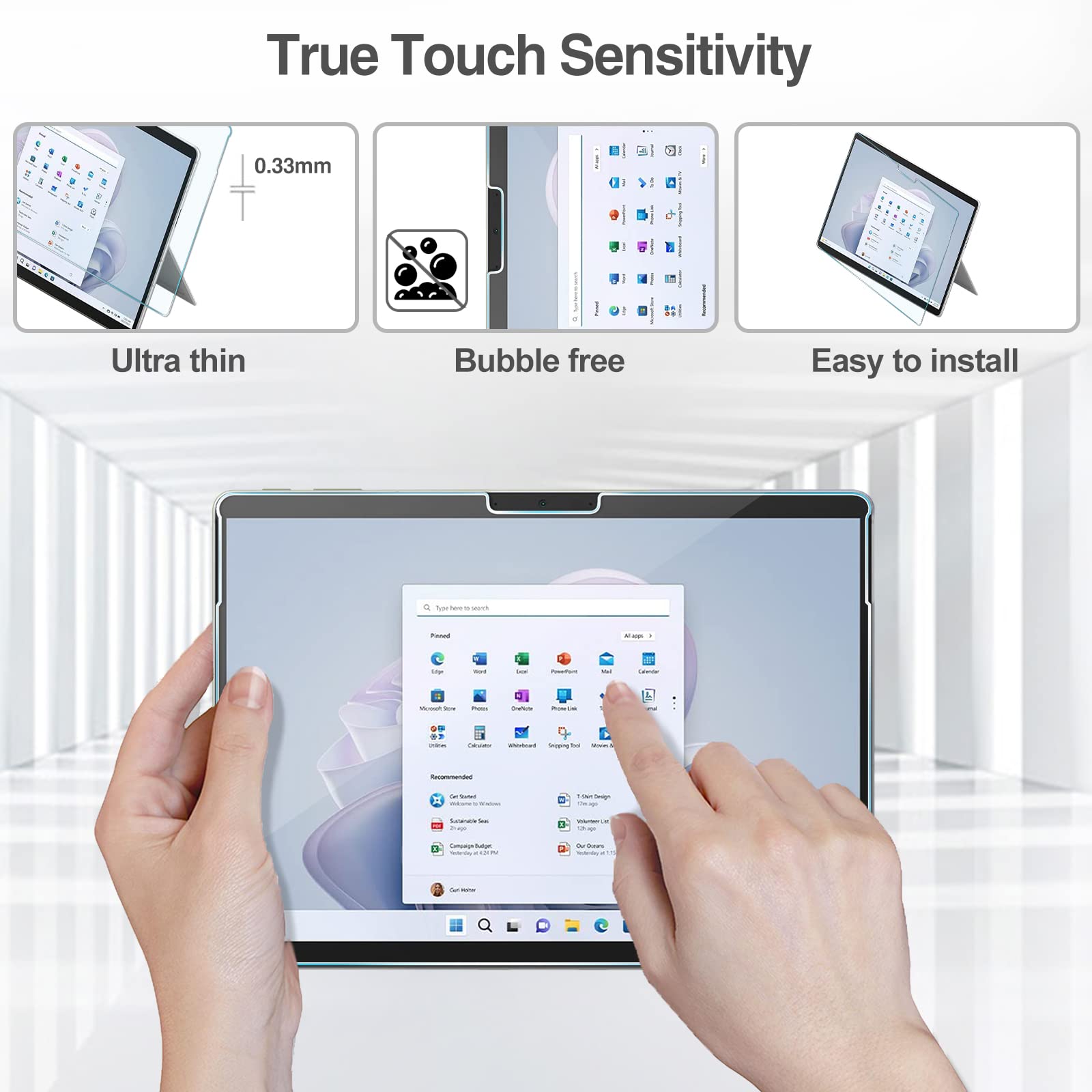 Foto 5 pulgar | Protector De Pantalla Procase Para Microsoft Surface Pro 13 - Venta Internacional.
