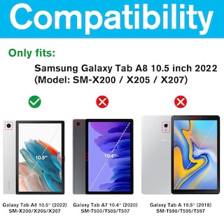 Foto 2 | Protector De Pantalla Procase Galaxy Tab A8 10.5 2022, Paquete De 2 - Venta Internacional.
