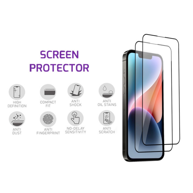 Foto 3 pulgar | Paquete De 3 Protectores De Pantalla De Vidrio Templado Para Iphone 15 - Venta Internacional.