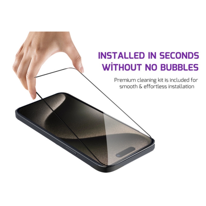 Foto 4 | Paquete De 3 Protectores De Pantalla De Vidrio Templado Para Iphone 15 - Venta Internacional.