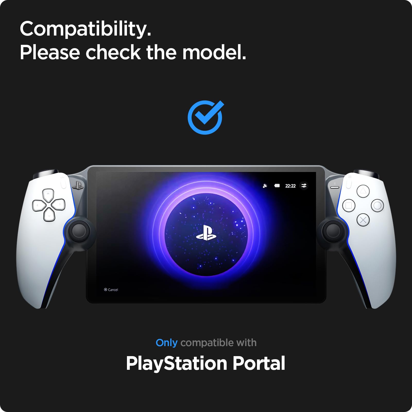 Foto 4 pulgar | Protector De Pantalla Spigen Glastr Ez Fit Para Playstation Portal - Venta Internacional.