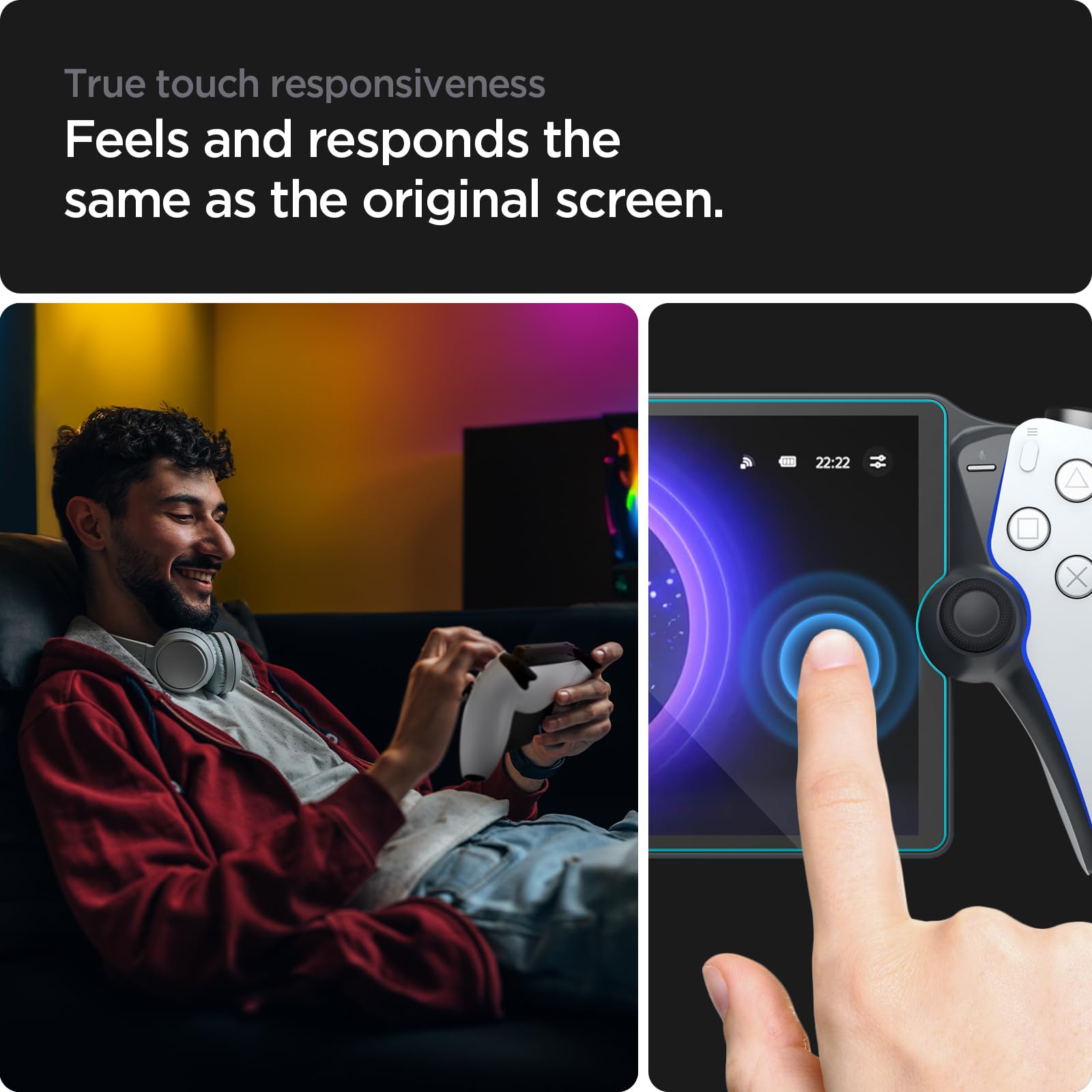 Foto 5 pulgar | Protector De Pantalla Spigen Glastr Ez Fit Para Playstation Portal - Venta Internacional.