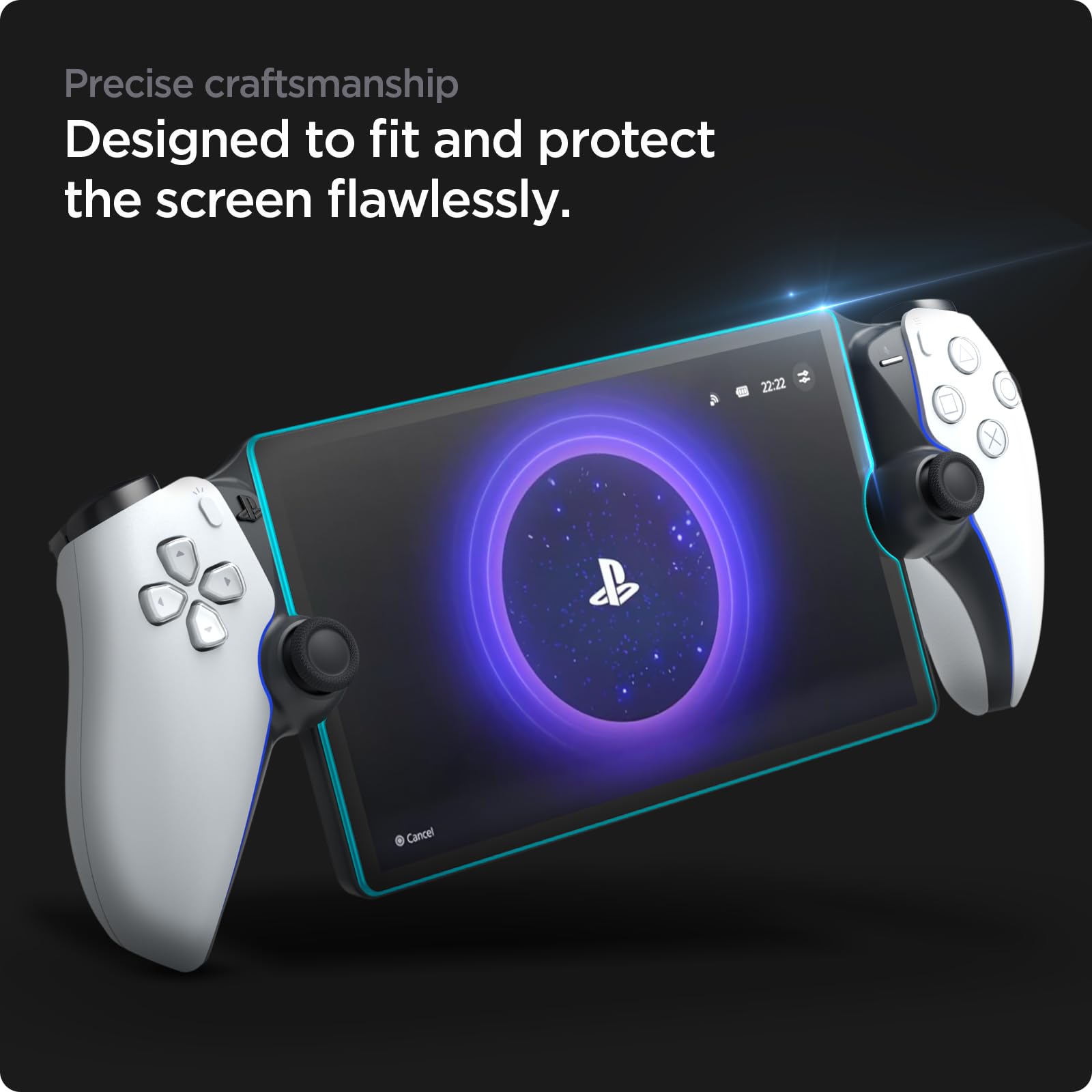 Foto 6 pulgar | Protector De Pantalla Spigen Glastr Ez Fit Para Playstation Portal - Venta Internacional.