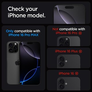 Foto 2 | Protector De Pantalla Spigen Glastr Ez Fit Privacy Para Iphone 16 Pro Max - Venta Internacional.