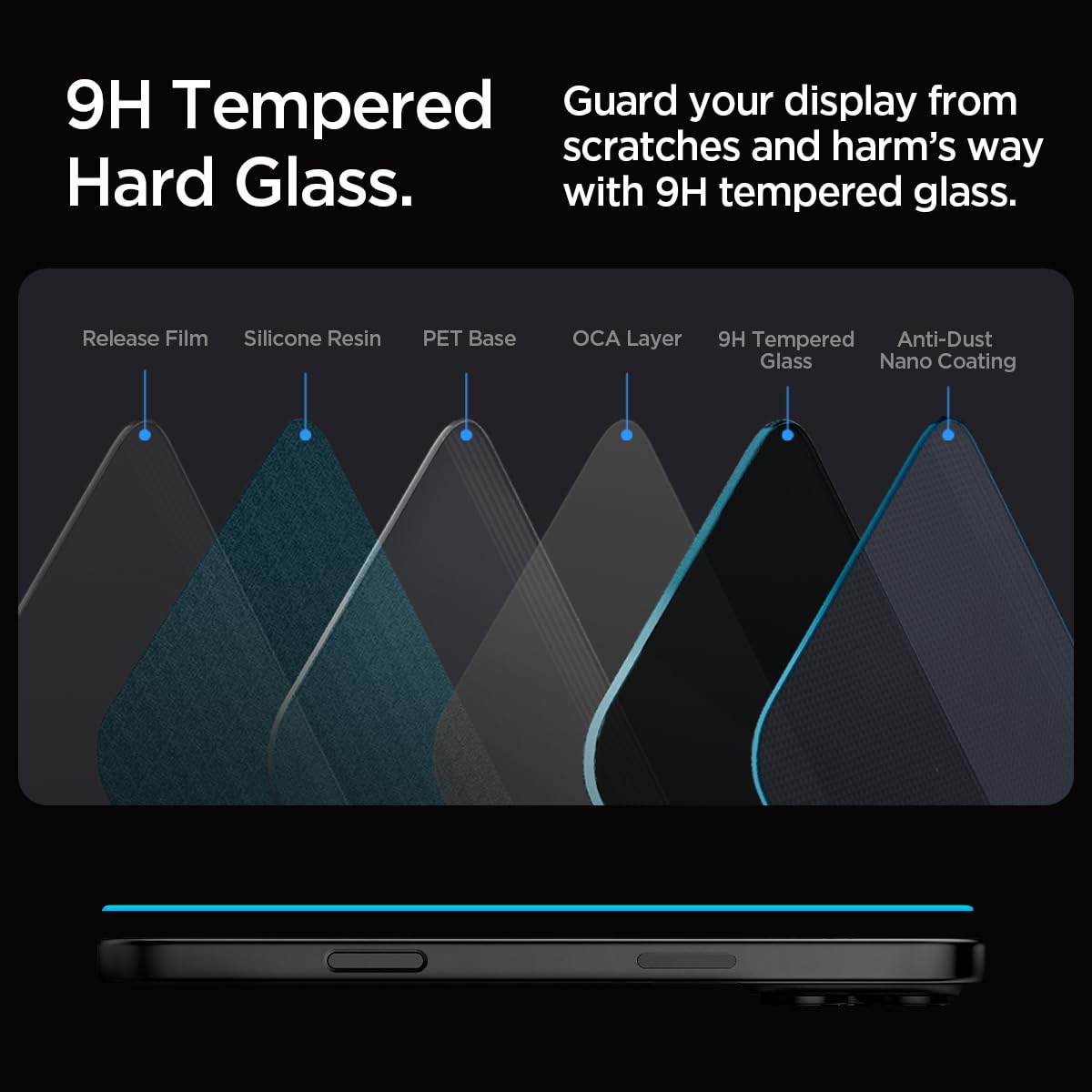 Foto 5 pulgar | Protector De Pantalla Spigen Glastr Ez Fit Privacy Para Iphone 16 Pro Max - Venta Internacional.