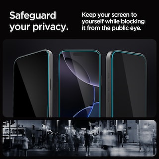 Foto 5 | Protector De Pantalla Spigen Glastr Ez Fit Privacy Para Iphone 16 Pro Max - Venta Internacional.