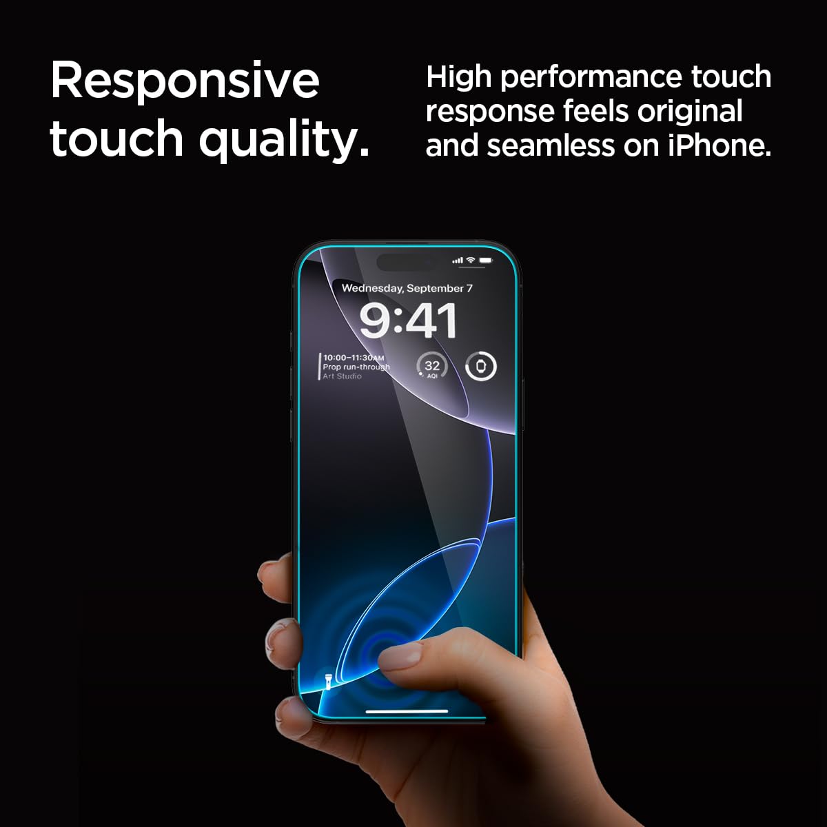Foto 7 pulgar | Protector De Pantalla Spigen Glastr Ez Fit Privacy Para Iphone 16 Pro Max - Venta Internacional.