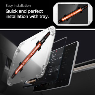 Foto 4 | Protector De Pantalla Spigen Glastr Ez Fit Para Tesla Model 3 - Venta Internacional.