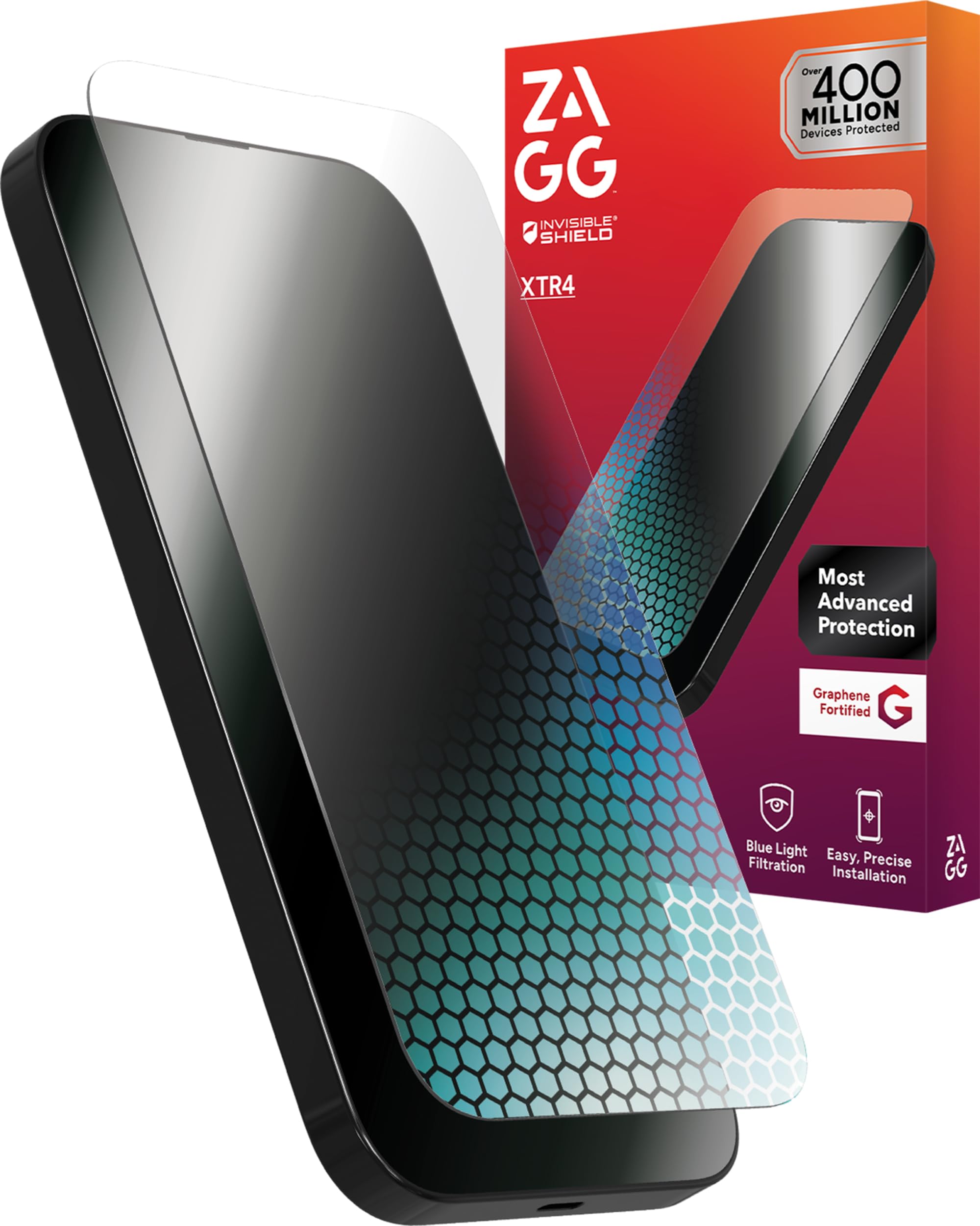Foto 2 pulgar | Protector De Pantalla Zagg Xtr4 Para Iphone 16e/ 14/ 13/ 13 Pro - Venta Internacional.