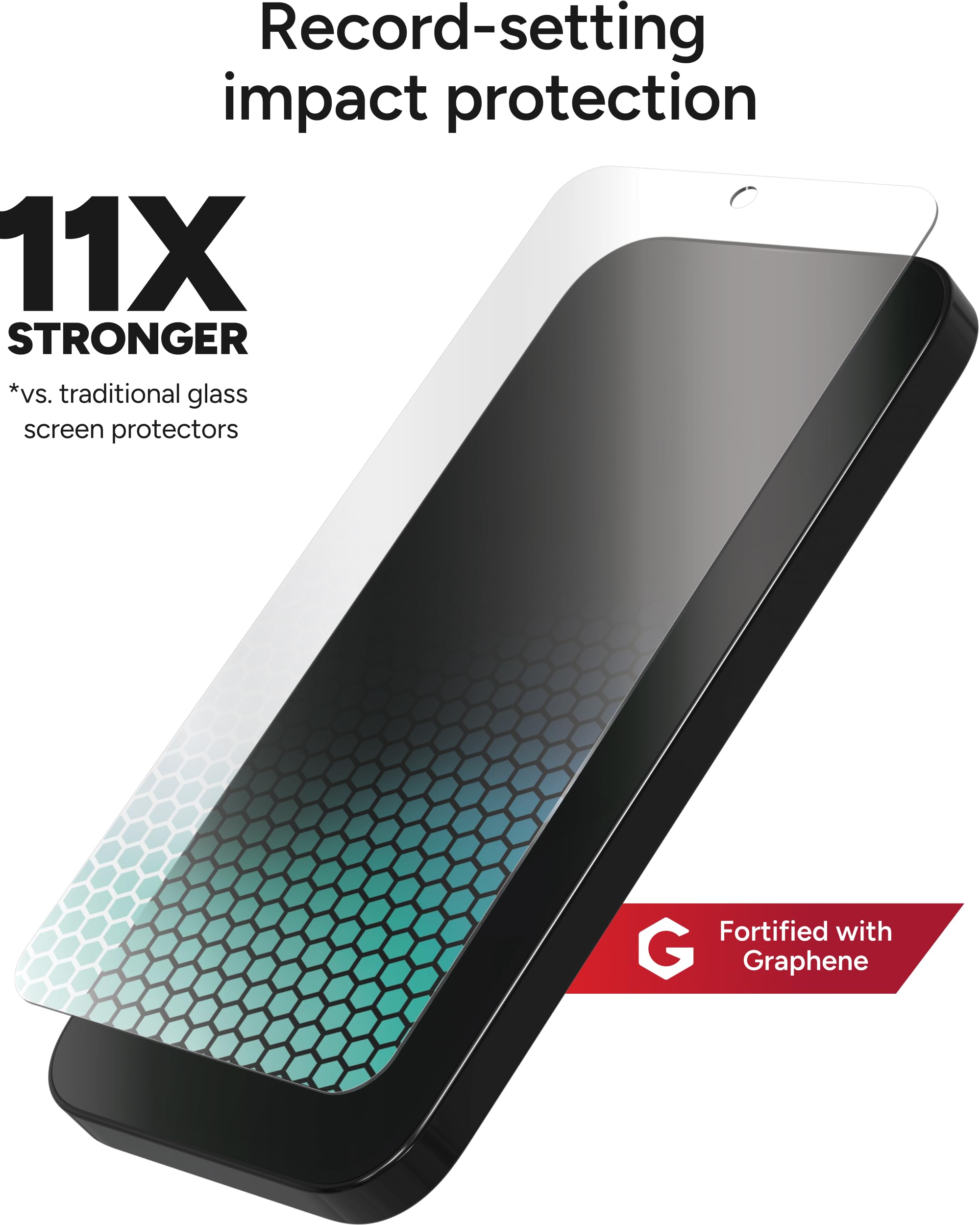 Foto 6 pulgar | Protector De Pantalla Zagg Xtr4 Para Iphone 16e/ 14/ 13/ 13 Pro - Venta Internacional.