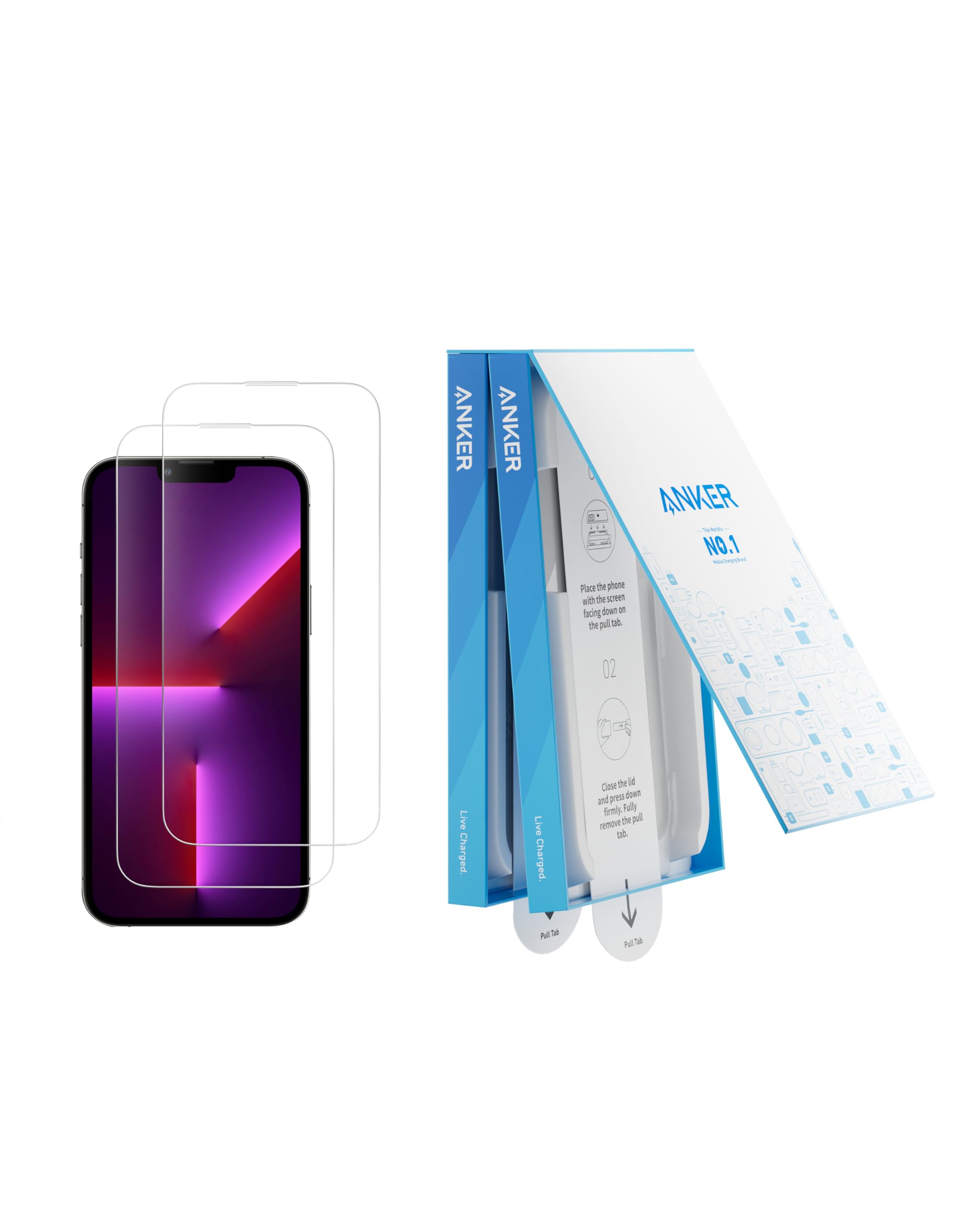 Foto 2 pulgar | Protector de Pantalla Anker para iPhone 13 Pro Max-Venta Internacional